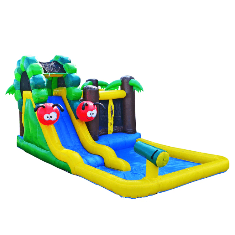 Caterpillar Bounce House Water Slide with Splash Pool Caterpillar Bounce House Water Slide with Splash Pool